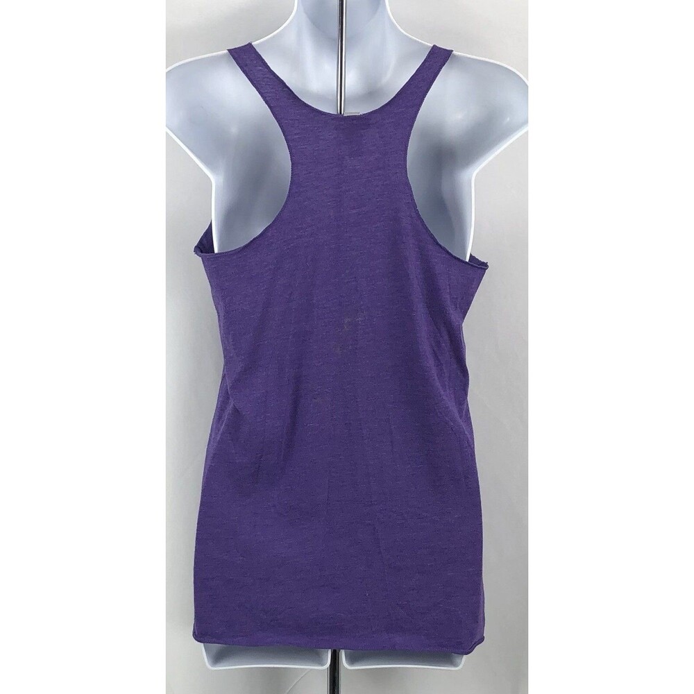 Disney Racerback Tank Top S Purple I LOVE DISNEY Graphic Tee ScoopNeck Kids Core - Picture 3 of 5